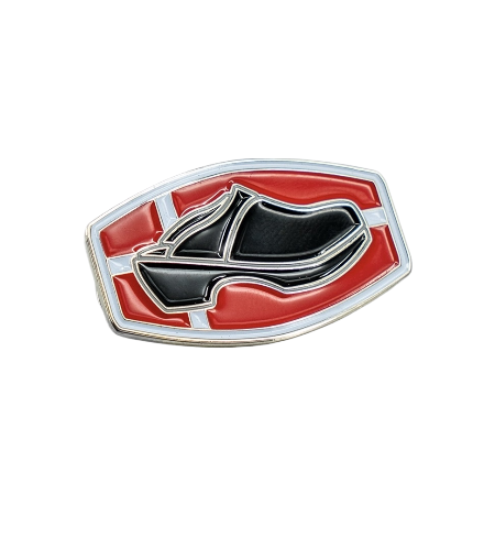 TRÆSKO product pin embleem